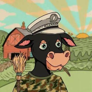 Milkman PhD Cow  #2975