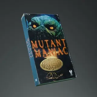 MUTANT MANIAC VHS TAPE