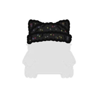 knitted black
